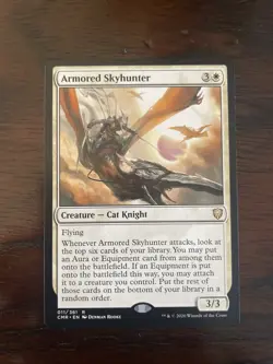 Armored Skyhunter Commander Legends Regular Card MTG NM Condition 011 - Image 1