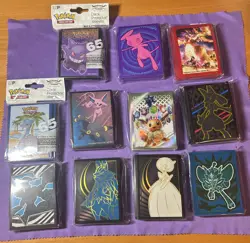 Pokemon TCG: ETB/UP Card Sleeves - Sealed Lot of 11 - Image 1