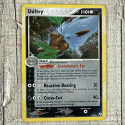 2006 Shiftry Legend Maker 12/92 Holo Rare Pokemon Card HP Vintage Card - Image 2