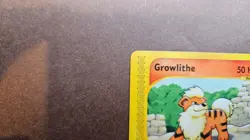 Growlithe 62/144 Pokemon Skyridge Regular Card - LP - Image 2