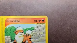 Growlithe 62/144 Pokemon Skyridge Regular Card - LP - Image 3