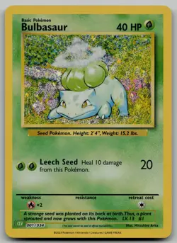 Bulbasaur Classic Collection Trading Card Game Classic 001/034 NM - Image 1