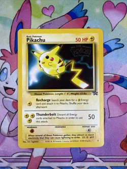 Pikachu 4 First Movie WB Black Star Promo LP Pokemon TCG Card - Image 1