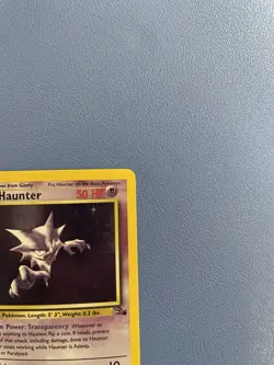 Haunter 6/62 1st Edition Holo Rare Fossil Pokemon Card - Lightly Played - Image 4