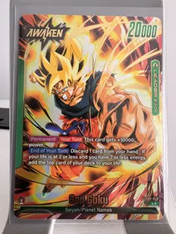 Son Goku FB05-049 Alt Art Leader - Dragon Ball Super Card Game FUSION WORLD - Image 1