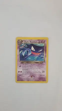 Pokemon 2000 Dark Haunter TCG Card Neo Destiny 36/105 Regular Card. Non Holo. - Image 1