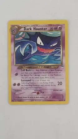 Pokemon 2000 Dark Haunter TCG Card Neo Destiny 36/105 Regular Card. Non Holo. - Image 4