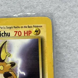 DMG Lt. Surge's Raichu 28/132 Rare Gym Heroes Pokemon Card LP Condition - Image 3