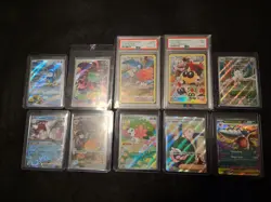 Pokemon Illustration Rare Card Lot Of 10 Nm-Mint! PSA 10 Druddigon PSA 9 Falinks - Image 1