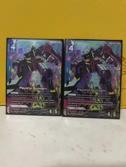 Gundam TCG Card Game Dual Impact GD02-001 LR+ Psycho Gundam NM Alt Art Bandai x2 - Image 1