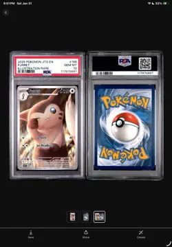 Pokemon TCG Journey Together Furret Card 168/159 Gem Mint PSA 10 - Image 3