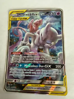 Mewtwo and Mew Tag Team GX - Pokemon Card (2019) - Image 1