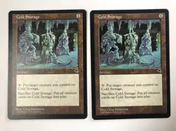 2x Cold Storage Tempest Vintage Magic Cards, COMBINED SHIPPING - Image 1