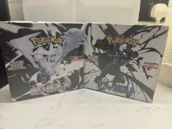 Black Bolt & White Flare Booster Box Set Pokemon Card Japanese - Shrink - UK - Image 1