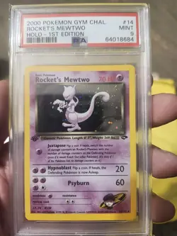 Pokemon TCG 1st Edition Rockets Mewtwo Gym Challenge Holo Card 14/132 - Image 1