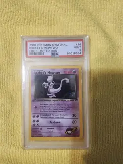 Pokemon TCG 1st Edition Rockets Mewtwo Gym Challenge Holo Card 14/132 - Image 3