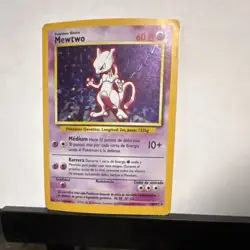 Pokemon Mewtwo Base Set Holo Rare 10/102 60 HP Spanish TCG Card - Image 1
