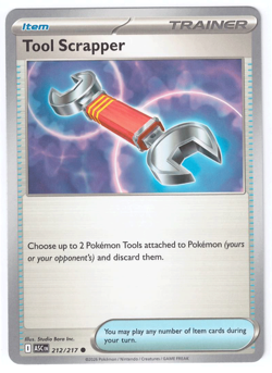 Tool Scrapper 212/217 Common Base Card - Ascended Heroes Set Pack Fresh - Image 1
