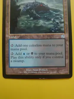 MTG Card. Tainted Isle Torment Land - Image 3