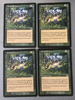 Elvish Guidance X4 Onslaught LP Condition See Pics Front Back - Image 1