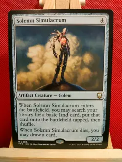 Solemn Simulacrum - Modern Horizons 3 Commander - NM - Rare - MTG - Image 1
