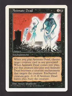 MTG 5th Edition Animate Dead - Image 1