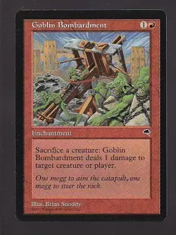 MTG Tempest Goblin Bombardment - Image 1