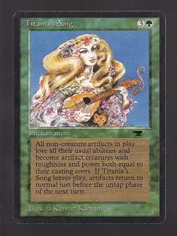 MTG Antiquities Titania's Song - Image 1