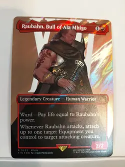 Raubahn, Bull of Ala Mhigo (Borderless) (Surge Foil) Final Fantasy Foil - Image 1
