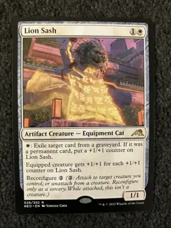 Magic The Gathering MTG - Lion Sash - Kamigawa: Neon Dynasty - Image 1