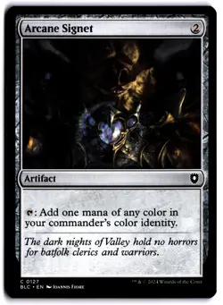 Arcane Signet NM BLC Commander: Bloomburrow MTG - Image 1