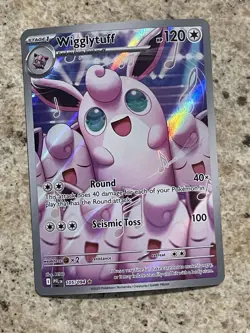 Wigglytuff 105/094 Illustration Rare Holo Me02 Phantasmal Flames Pokemon NM - Image 1