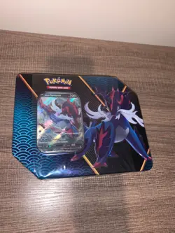 Pokemon Divergent Powers Tin Hisuian Samurott V Factory Sealed - Image 1