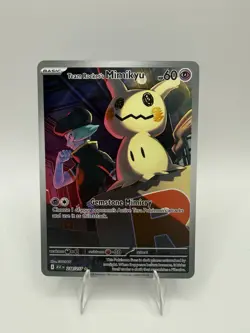 Pokemon Team Rocket's Mimikyu 238/217 ASC EN Rare Full Art Holo Basic 60 HP - Image 1