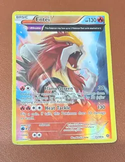 Entei 15/98 Ancient Origins Reverse Holo Pokemon TCG Card Heavy Played - Image 1