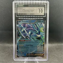 Pokemon 2023 Suicune ex 010/034 TCG Classic Collection CLB CGC 10 GEM MINT - Image 1