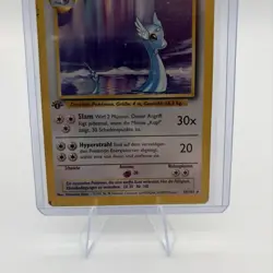 1st Edition German Dragonair 18/102 Dragonir Rare Pokemon Card Base Set - Image 3