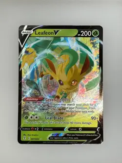 Pokemon Evolving Skies Leafeon V 007/203 NM - Image 1