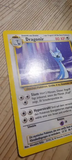 Dragonir 18/102 Basis Set 🐲 Pokemon Karten TCG Rare Deutsch 🇩🇪 ✨ - Image 3