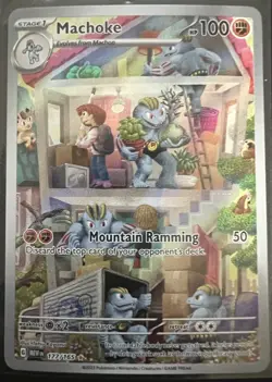 Pokemon TCG Machoke 177/165 Scarlet & Violet 151 English NM Condition! - Image 1