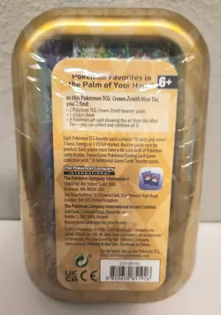 Pokemon TCG: Crown Zenith Mini Tin / Hop & Wooloo / Factory Sealed - Image 2