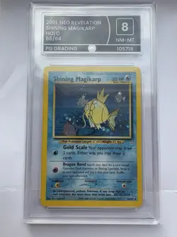 Shining Magikarp - PSA 8 – Neo Revelation – Pokemon TCG – Holo – WOTC Vintage - Image 1