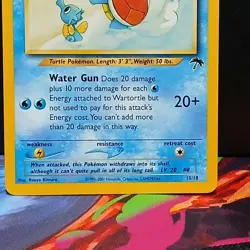 Pokemon TCG Wartortle Southern Islands 15/18 NM - Image 3