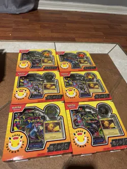 Lot Of 6- Pokemon Day 2026 Collection 30th Anniversary Promo W/Coin - In Hand! - Image 2