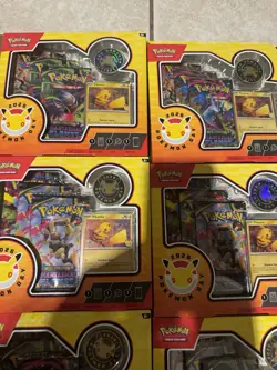 Lot Of 6- Pokemon Day 2026 Collection 30th Anniversary Promo W/Coin - In Hand! - Image 3