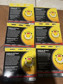 Lot Of 6- Pokemon Day 2026 Collection 30th Anniversary Promo W/Coin - In Hand! - Image 5