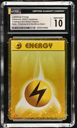 Lightning Energy TCG Classic Holo Japanese Pokemon CGC 10 GEM Mint - Image 1