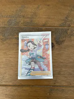 Pokemon TCG Candice 189/195 Rare Trainer Silver Tempest Sword & Shield Full Art - Image 1