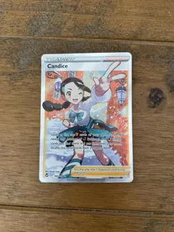 Pokemon TCG Candice 189/195 Rare Trainer Silver Tempest Sword & Shield Full Art - Image 4
