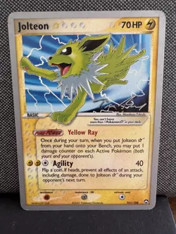 Jolteon Gold Star 101/108 2007 World Championships Pokemon TCG MP - Image 1